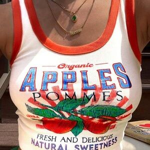 Organic Apples Graphic Tank Top